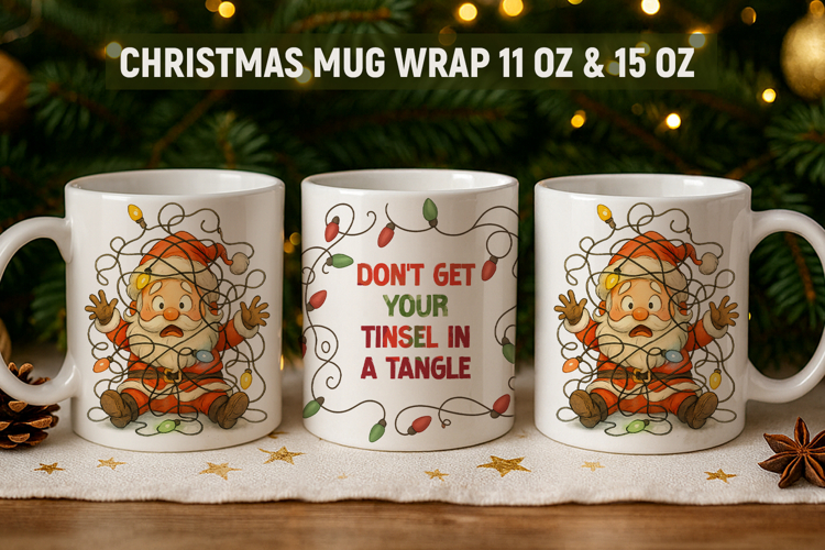 Christmas Mug Sublimation Designs Image 4