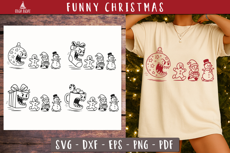Funny christmas shirt svg Ornament Ball Funny Snowman