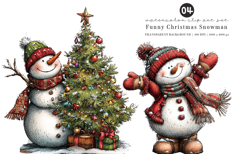 Snowman Clipart Image 21
