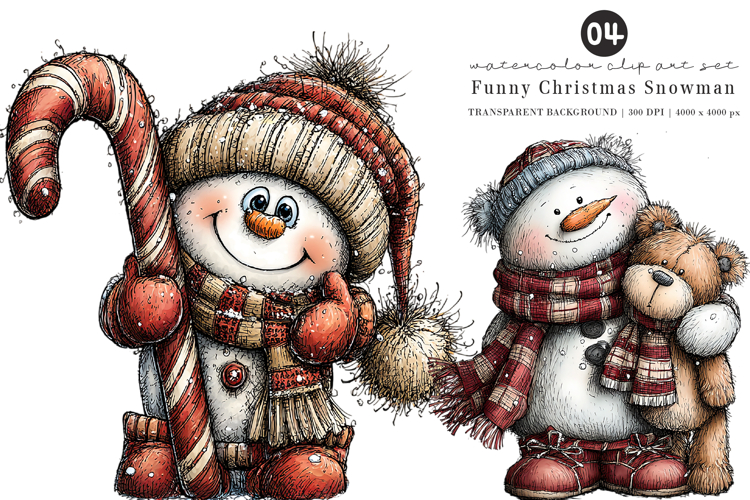 Snowman Clipart Image 22