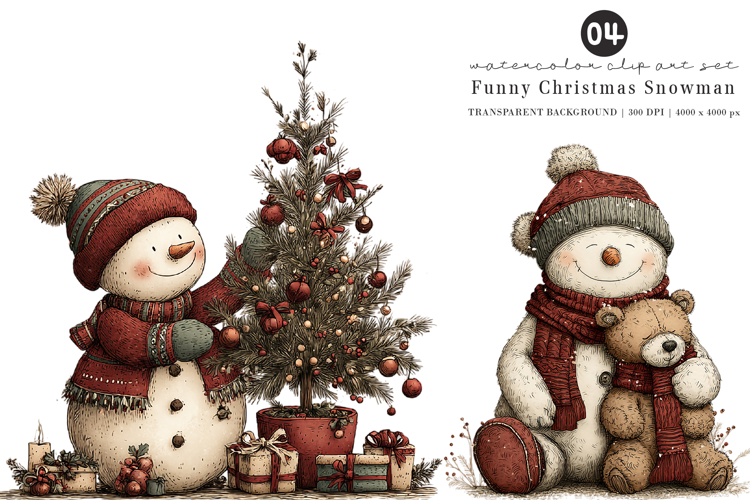 Snowman Clipart Image 18