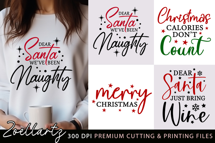 Funny Christmas SVG Cut Files Sarcastic Quote SVG Santa SVG