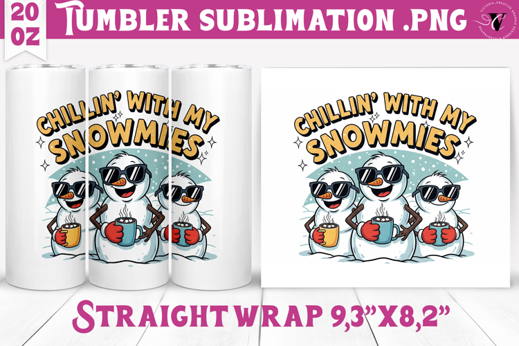 Christmas Tumbler Sublimation | Funny retro style
