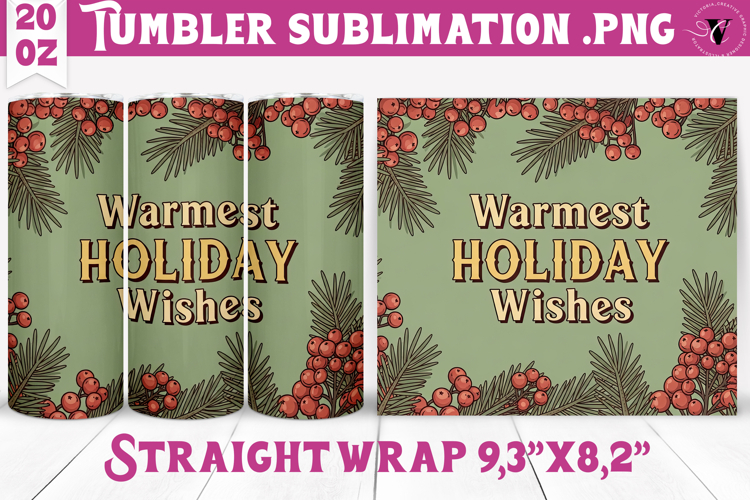 20 Oz Sublimation Tumbler Wrap Image 8