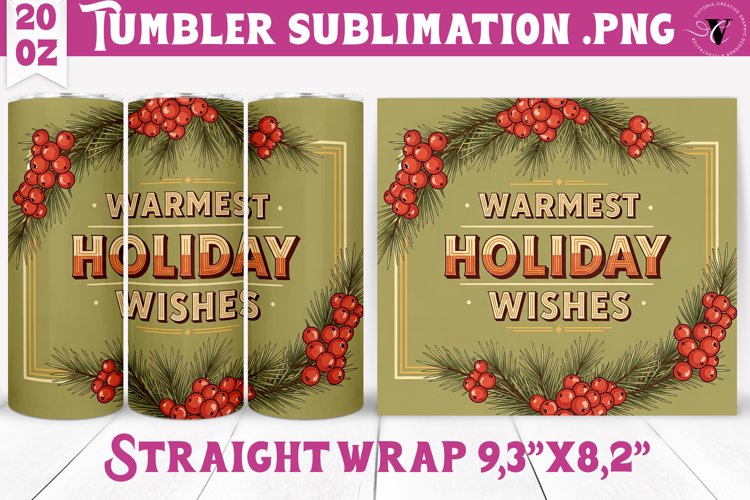 20 Oz Sublimation Tumbler Wrap Image 15