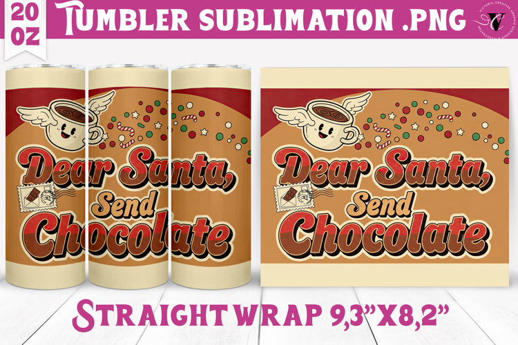 Christmas Tumbler Sublimation | Funny retro style