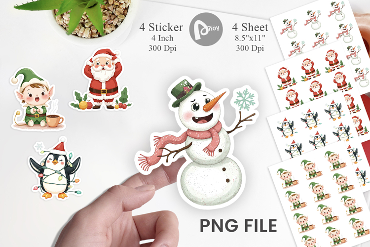 Christmas Watercolor Png Image 13