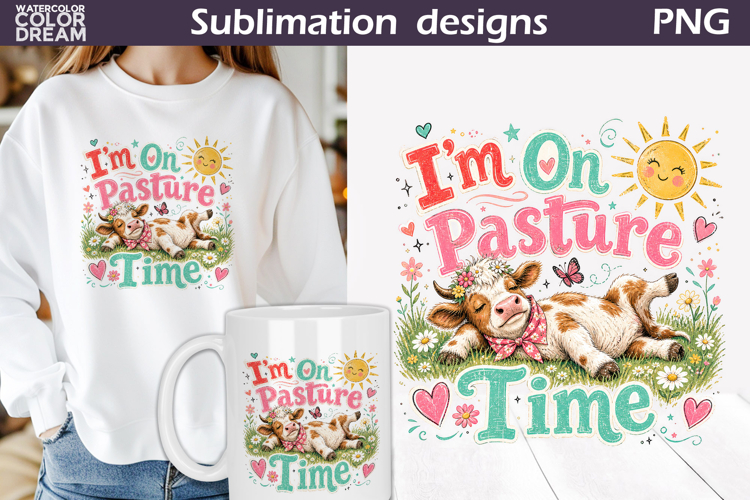 Funny Farm Sublimation | Funny Cow Quote