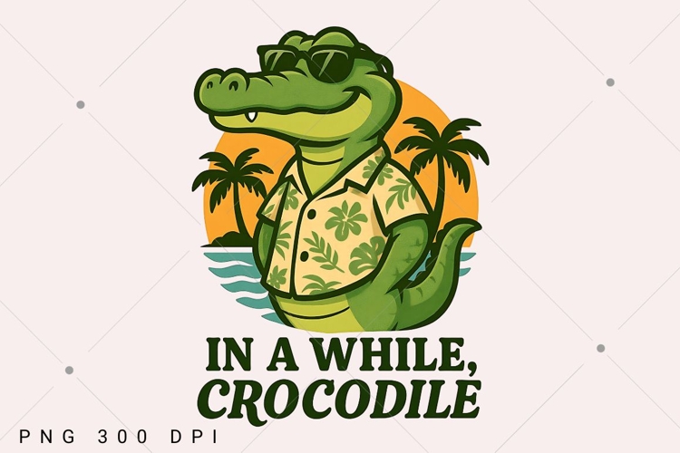 Funny Crocodile PNG, In a while Crocodile PNG, Kids Crocodil