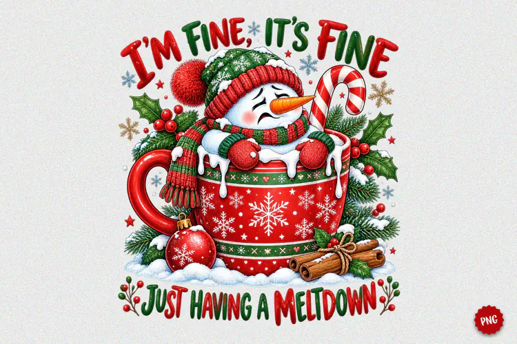 Funny Cute Snowman Png Christmas PNG