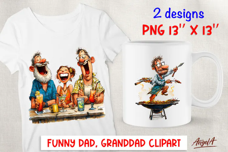 Party clipart Friendship Grill master Cooking Father's Day