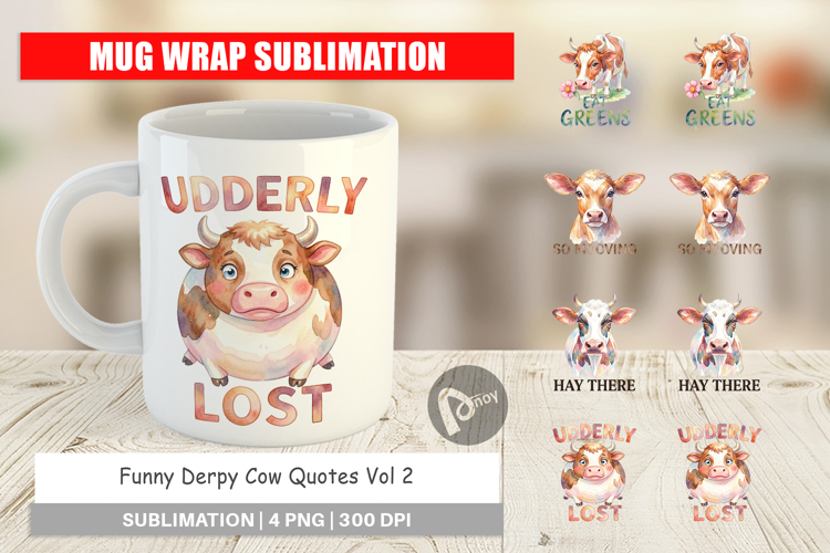 Cow Sublimation Designs Image 21