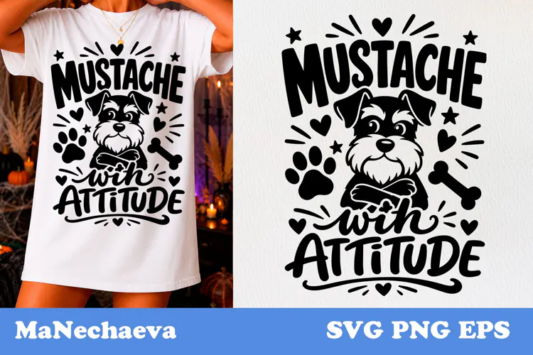 Funny Animal Quote SVG | Big Heart Bigger Bark