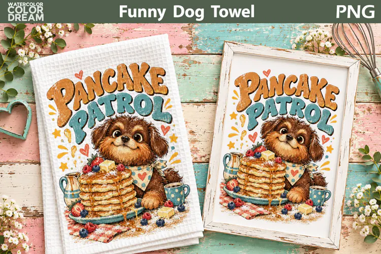 Funny Dogs Quote | Kitchen Towel Sublimation