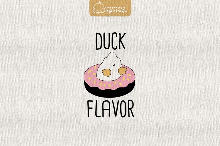 Duck Funny Witty Meme Quotes Sublimation example image 1