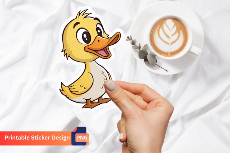 Cute Duck Clipart Image 3