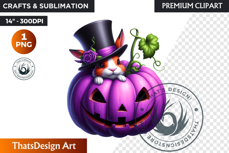 Pumpkin Halloween Clipart Image 24