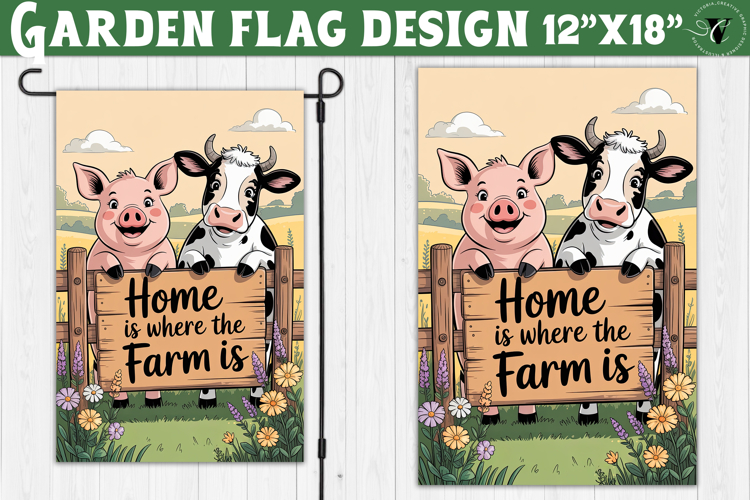 Garden Flag Sublimation Designs Image 23