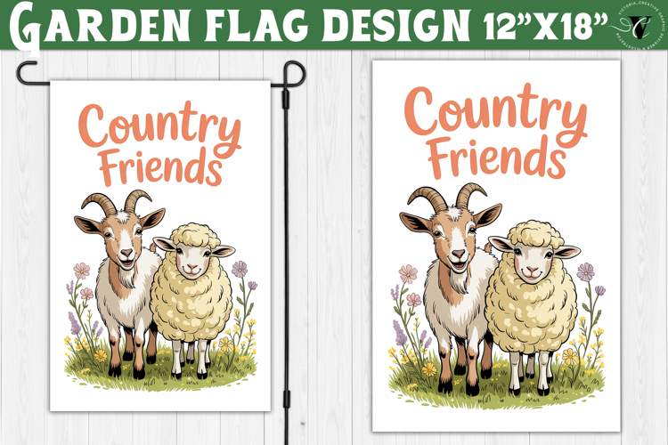 Garden Flag Sublimation Designs Image 22