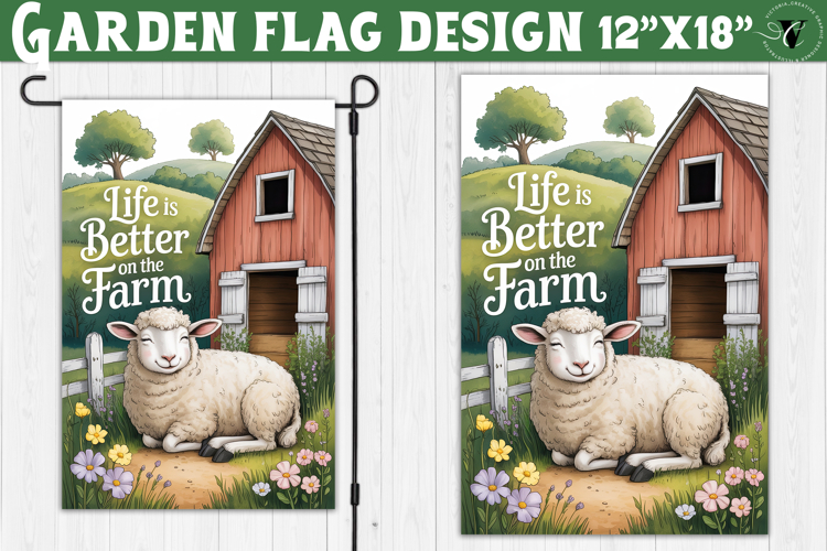 Garden Flag Sublimation Designs Image 20