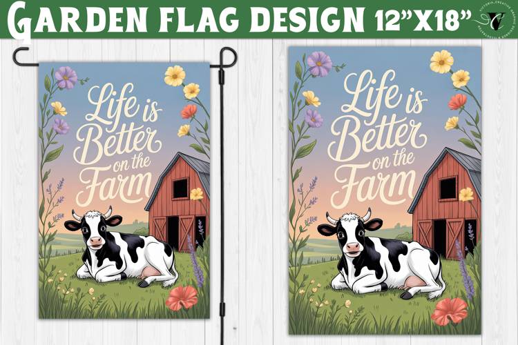 Garden Flag Sublimation Designs Image 3