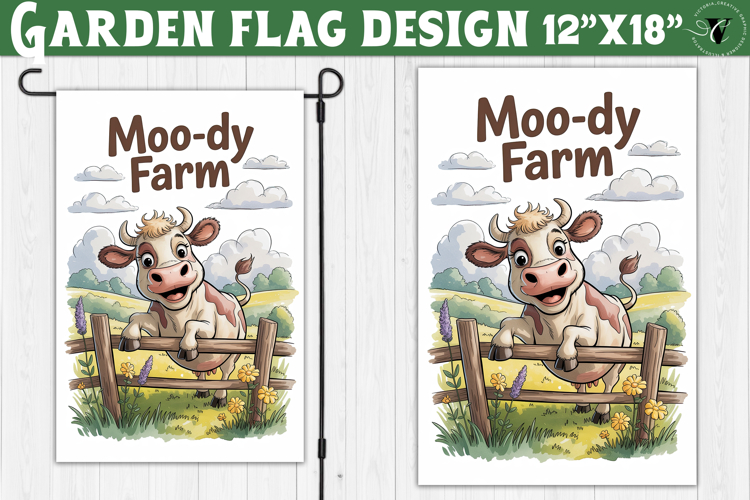 Funny Farm Garden flag | Funny animals Yard Flag