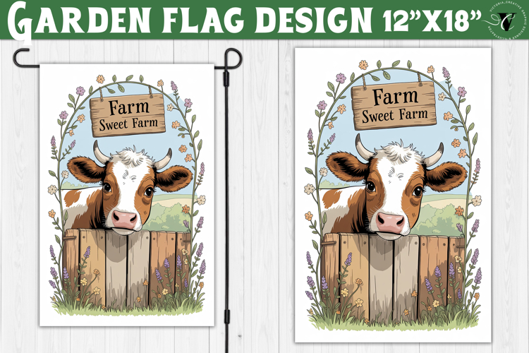 Garden Flag Sublimation Designs Image 13