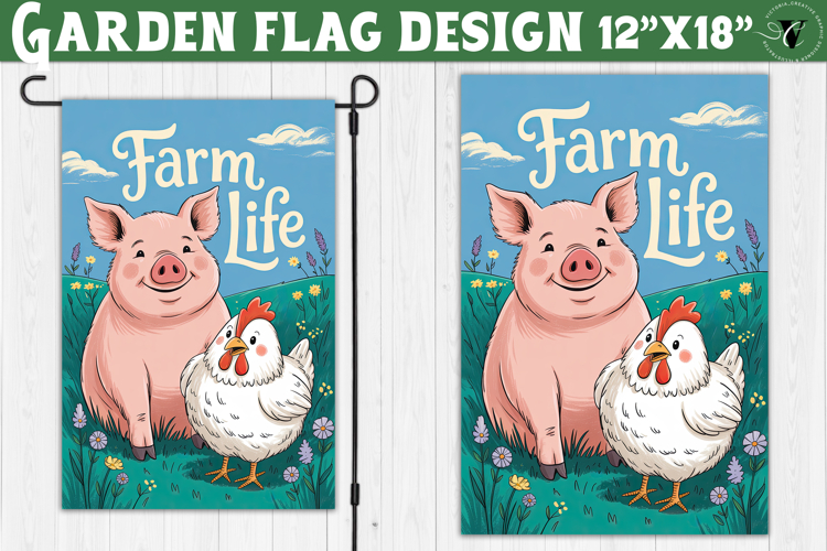 Garden Flag Sublimation Designs Image 6
