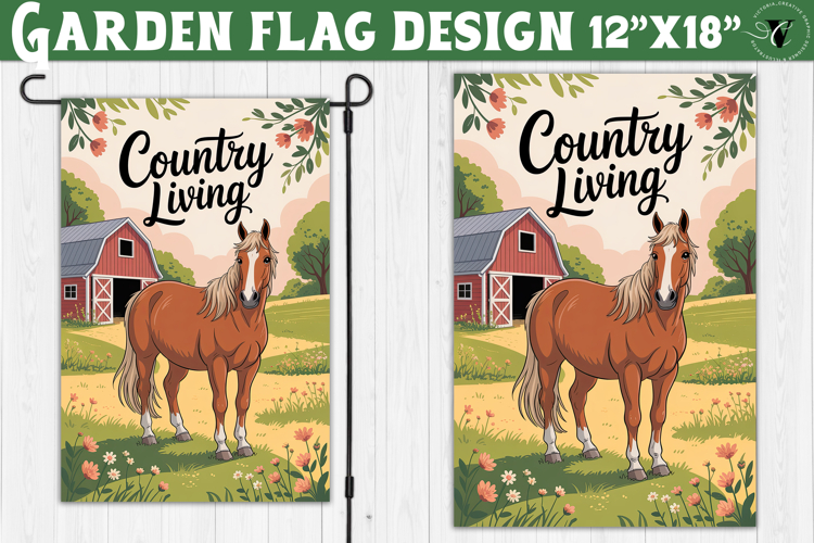 Garden Flag Sublimation Designs Image 2