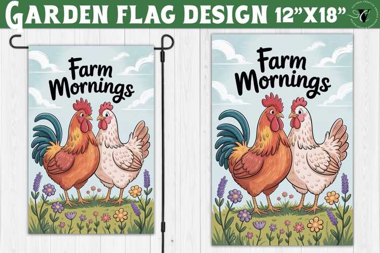 Garden Flag Sublimation Designs Image 9