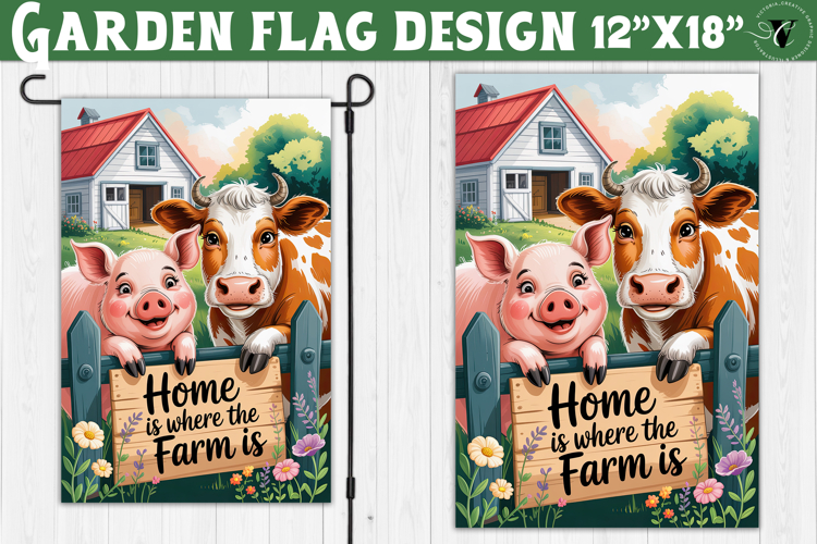 Garden Flag Sublimation Designs Image 18