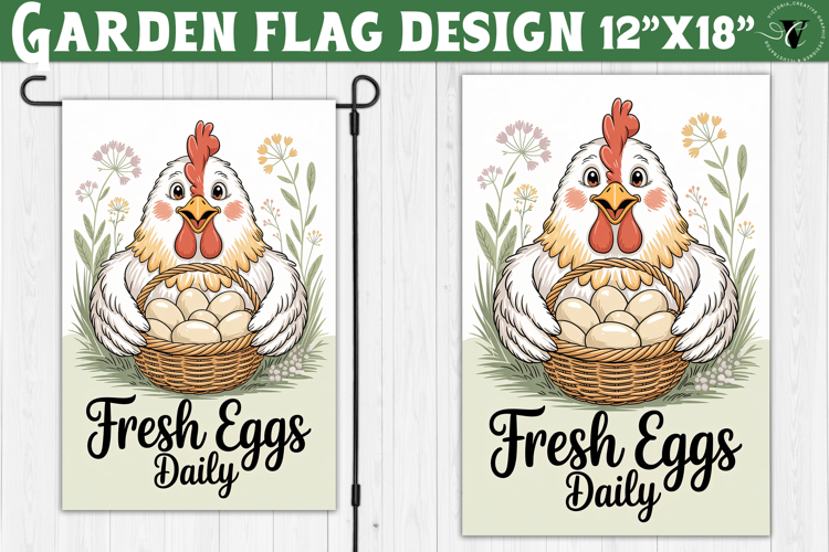 Garden Flag Sublimation Designs