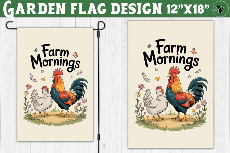 Garden Flag Sublimation Designs Image 22