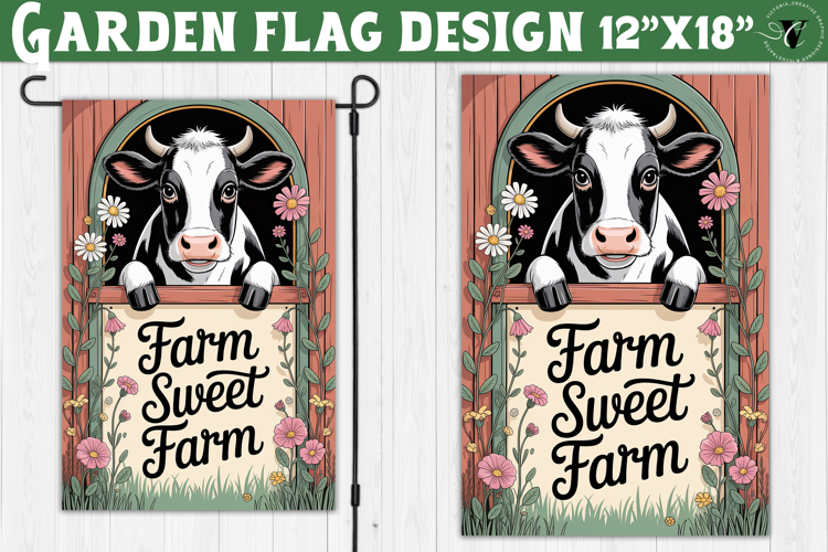 Funny Farm Garden flag | Funny animals Yard Flag
