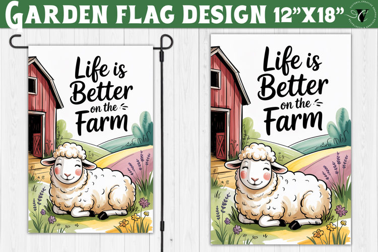 Garden Flag Sublimation Designs Image 23