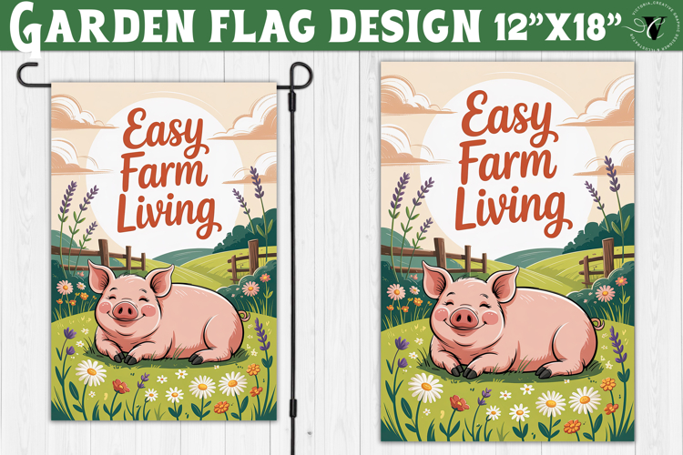 Funny Farm Garden flag | Funny animals Yard Flag