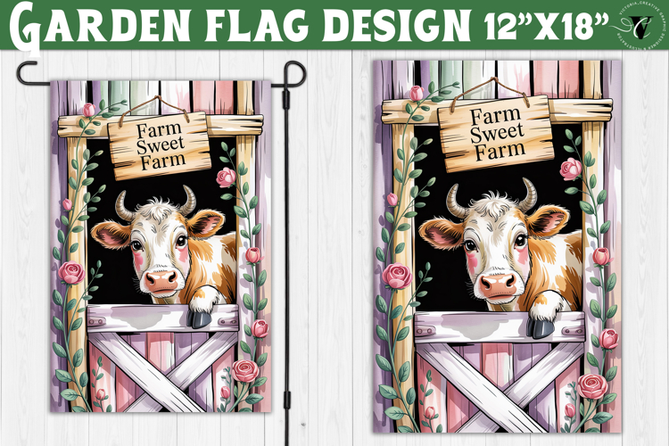 Funny Farm Garden flag | Funny animals Yard Flag