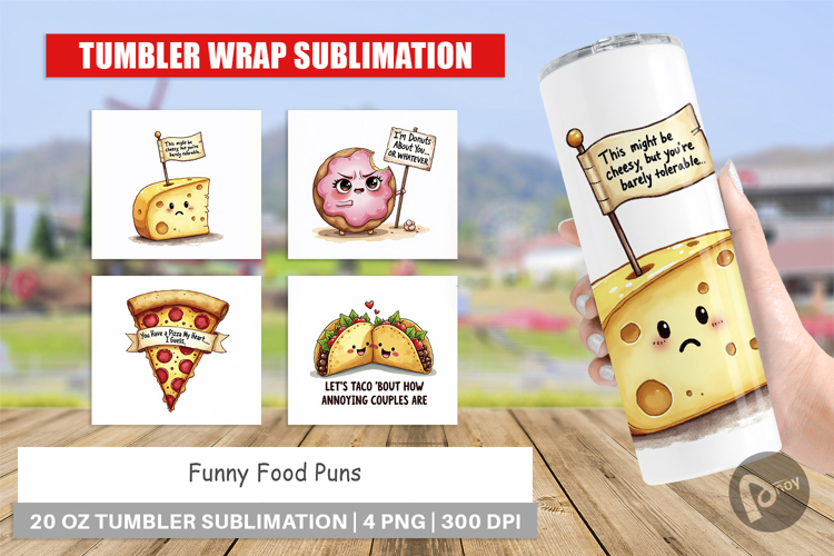 Food Puns Love Bites Tumbler