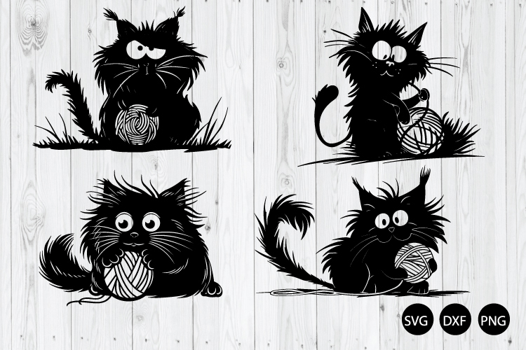 Funny Cat Svg Image 19