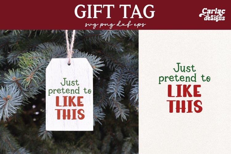 Christmas Tag Svg Image 16