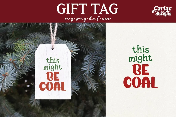 Funny Gift Tag SVG, Funny Gift Bag SVG