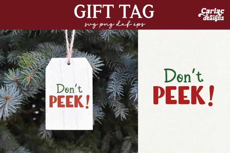 Funny Gift Tag SVG, Funny Gift Bag SVG