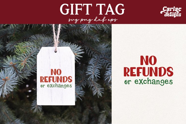 Christmas Tag Svg Image 12