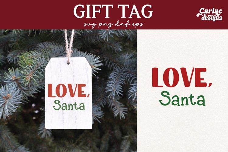 Christmas Tag Svg Image 14