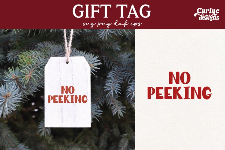 Christmas Tag Svg Image 13