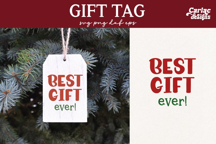 Christmas Tag Svg Image 19