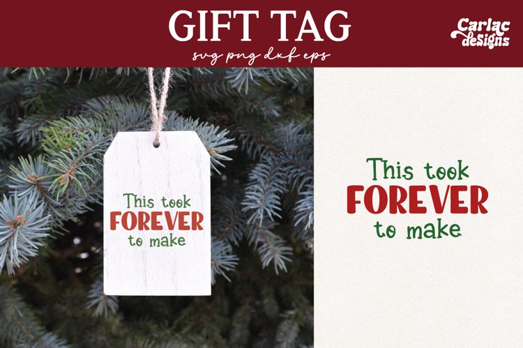 Christmas Tag Svg Image 6