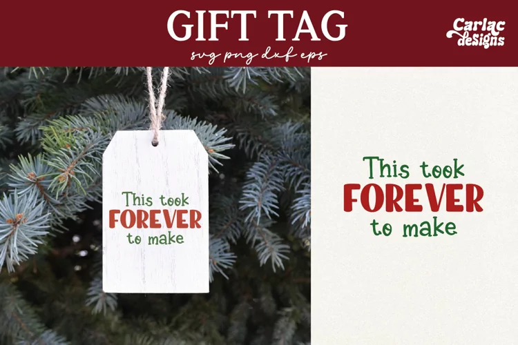 Funny Gift Tag SVG, Funny Gift Bag SVG