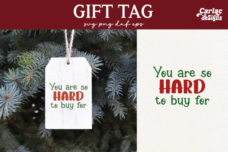 Funny Gift Tag SVG, Funny Gift Bag SVG