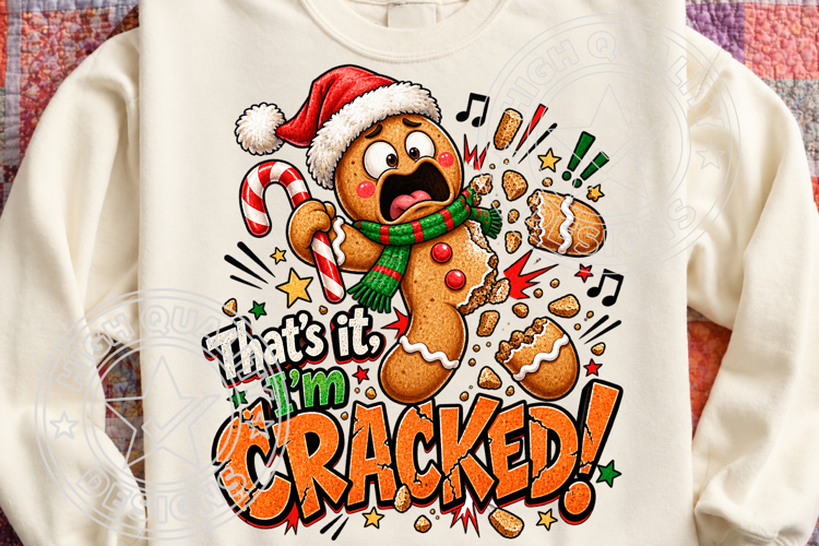Funny Gingerbread Cookie Christmas PNG